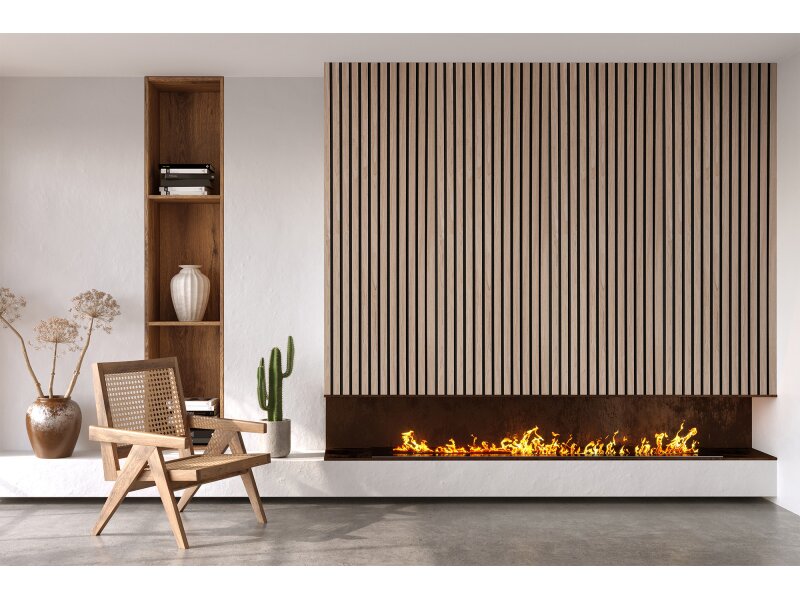 LOORA Lite Walnut Oak Acoustic Wood Wall Panels 2400X600mm