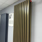 Vertical Designer Square Double Panel Tall Radiator 1800x450mm Bronze