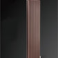 Vertical Designer Square Double Panel Tall Radiator 1800x450mm Bronze