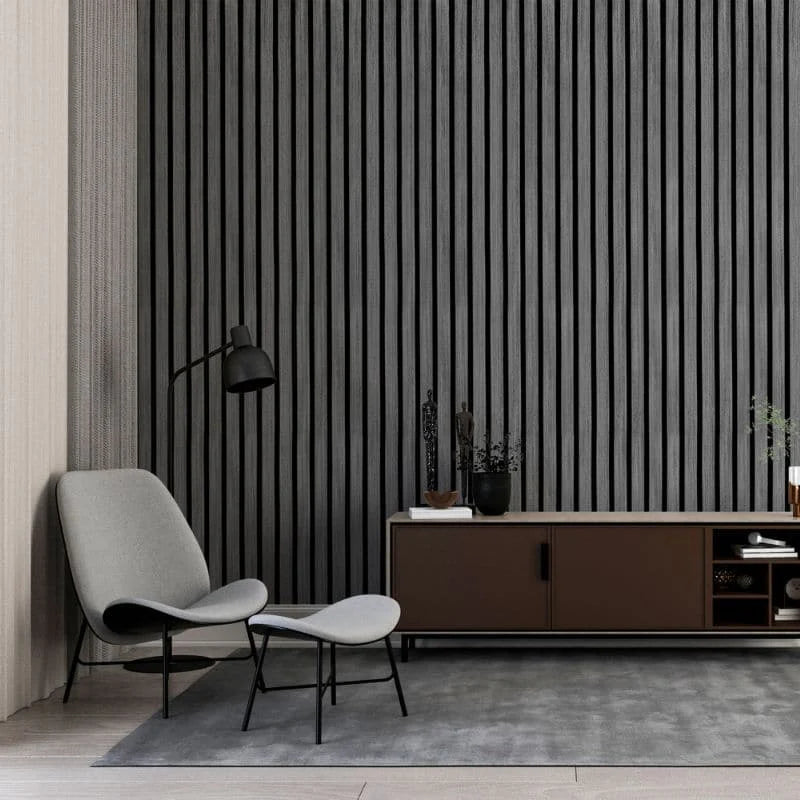 LOORA Wash Grey rosewood Oak Acoustic Wood Wall Panels 2400X600mm