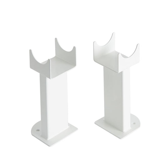 white floor bracket 